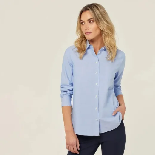Picture of NNT Ladies Chambray Long Sleeve Relaxed Shirt